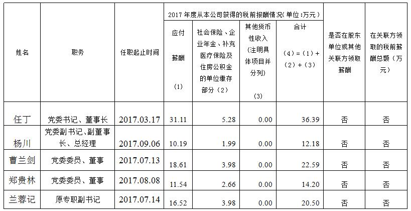 尊龍凱時集團(tuán)總部薪酬公示（2017年度）